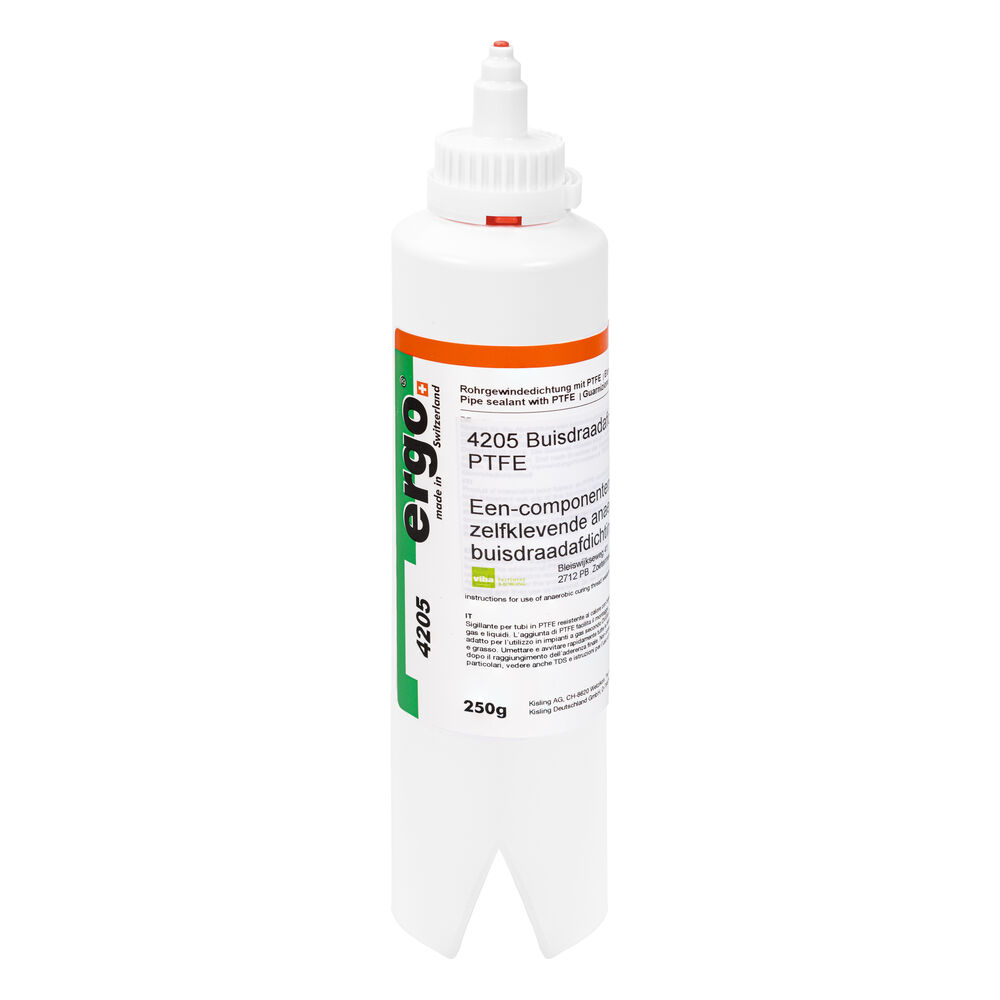 844205250 ERGO 4205 ANAEROBE PIJPDRAADAFD. 250 ML MET PTFE 250 ML